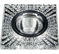 Встраиваемый светильник De Fran SMD/MR16 4000K хром зеркальный+ кристаллы (SMD 3Вт), FT 934 CHCL