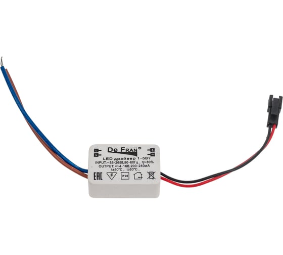 Встраиваемый светильник De Fran SMD/MR16 4000K хром прозрачный+кристаллы SMD 3Вт, FT 948 CHWH