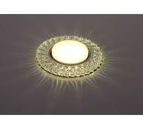 Встраиваемый светильник De Fran GX53/SMD 4000К металл + прозрачный (20SMD 4Вт 440Лм), FT 9147 WHCL
