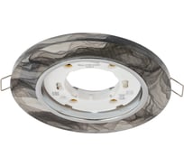 Встраиваемый светильник De Fran GX53/SMD 4000K стекло, узор (25SMD 5Вт 450Лм), FT9133