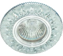 Встраиваемый светильник De Fran SMD/MR16 3000К зеркальный прозрачный (15SMD 3Вт 330Лм), FT 968 SLWH