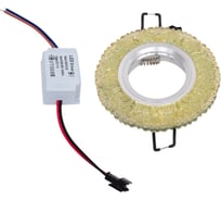 Встраиваемый светильник De Fran SMD/MR16 4000К зеркальный прозрачный (15SMD 3Вт 330Лм), FT 978 CHWH