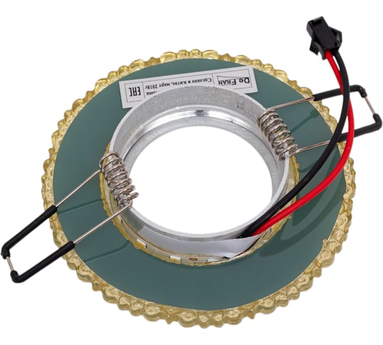 Встраиваемый светильник De Fran SMD/MR16 4000К зеркальный прозрачный (15SMD 3Вт 330Лм), FT 978 CHWH