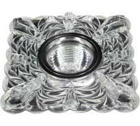 Встраиваемый светильник De Fran SMD/MR16 4000К хром+ прозрачный (SMD 3Вт), FT 995 CHW