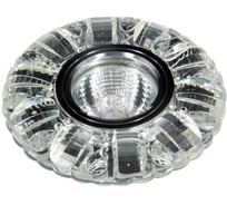 Встраиваемый светильник De Fran SMD/MR16 4000К хром+ прозрачный (SMD 3Вт 330Лм), FT 988 CHW