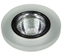 Встраиваемый светильник De Fran SMD/MR16 4000K хром+матовый (15SMD 3Вт 330Лм), FT1014 CHM