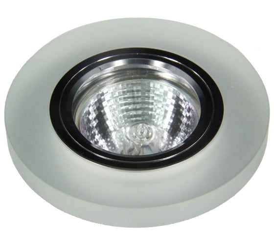 Встраиваемый светильник De Fran SMD/MR16 4000K хром+матовый (15SMD 3Вт 330Лм), FT1014 CHM