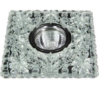 Встраиваемый светильник De Fran SMD/MR16 4000К хром+ прозрачный (SMD 3Вт 330Лм), FT 996 CHW