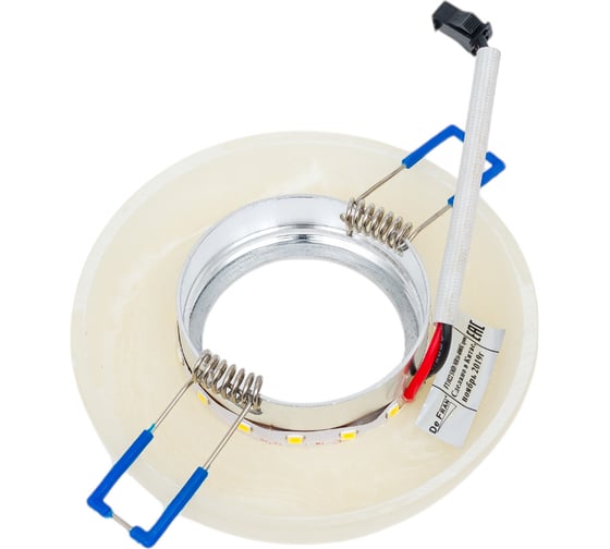 Встраиваемый светильник De Fran SMD/MR16 4000К хром прозрачный (CHCL) (15SMD 3Вт 330Лм), FT1022