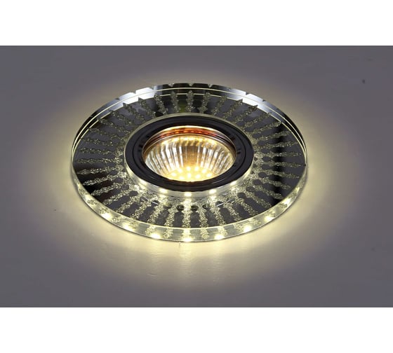 Встраиваемый светильник De Fran SMD/MR16 4000К хром прозрачный (CHCL) (15SMD 3Вт 330Лм), FT1042 1