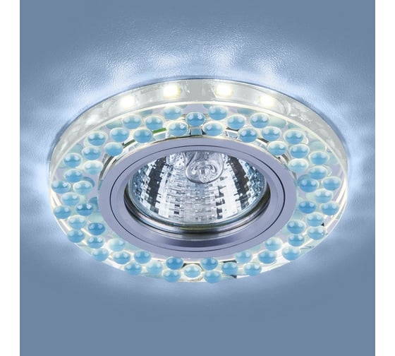 Светильник Elektrostandard 2194 MR16 SL BL зеркальный/голубой a036791