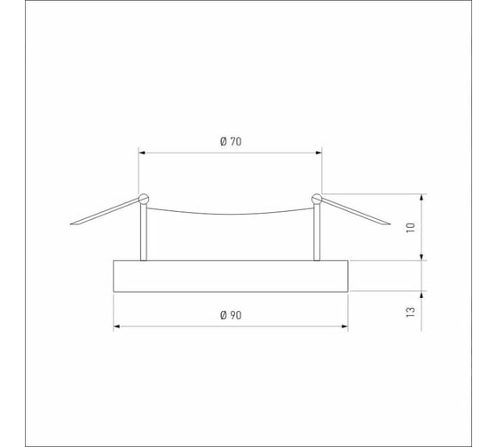 Светильник Elektrostandard 2194 MR16 SL BL зеркальный/голубой a036791