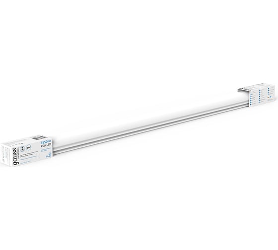 Светодиодный светильник Gauss IP65 1470x60x55 45Вт 4500lm 4000К матовый соед в линию 843425245