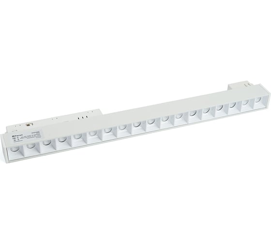 Светодиодный трековый низковольтный светильник FERON MGN300 18W, 1620 Lm, 4000К, 30 градусов, белый, 41930