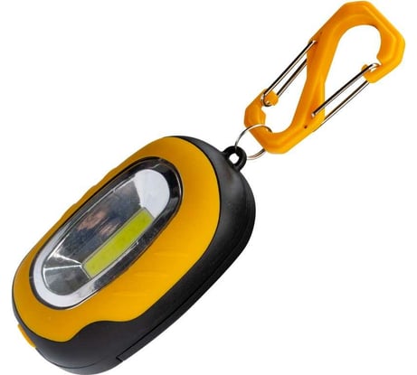 Походный фонарь брелок кемпинг КОСМОС 1Вт COBLED/3xAAA/ABS-пласт/магнит на корпусе/карабин, KOC202B