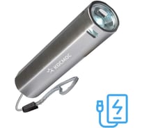 Ручной аккумуляторный фонарь КОСМОС 1Вт LED, линза, Li-ion 18650, 1200mAh, Power-bank, ABS-пластик, USB-шнур KOS116Lit 23399727