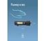 Ручной аккумуляторный фонарь КОСМОС 1Вт LED+2Вт COB, коллиматорная линза, Li-ion 18650 1000mAh, ABS-пластик, USB шнур KOS114Lit 6