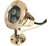 Подводная подсветка в металлическом корпусе Ваш любимый пруд 3 разноцветных светодиода к-т 3 шт HQ-S03M-3