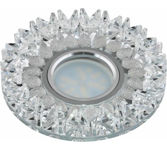 Декоративный встраиваемый светильник Fametto DLS-P113 GU5.3 CHROME/CLEAR 10546 1