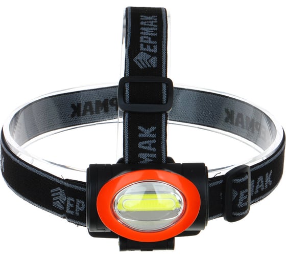 Фонарь ЕРМАК налобный 5 Вт COB LED, 3xAAA, 6,8х4 см 198-056