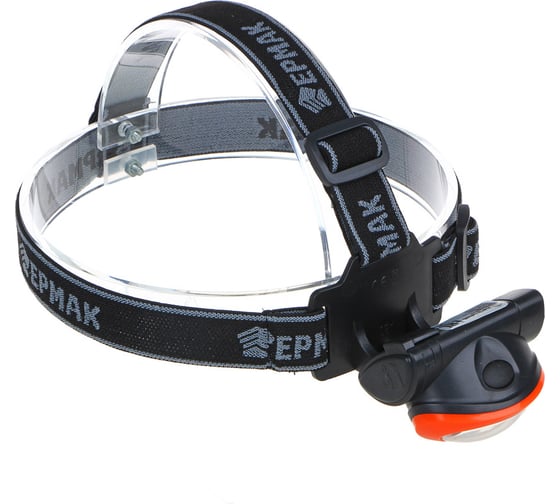Фонарь ЕРМАК налобный 5 Вт COB LED, 3xAAA, 6,8х4 см 198-056