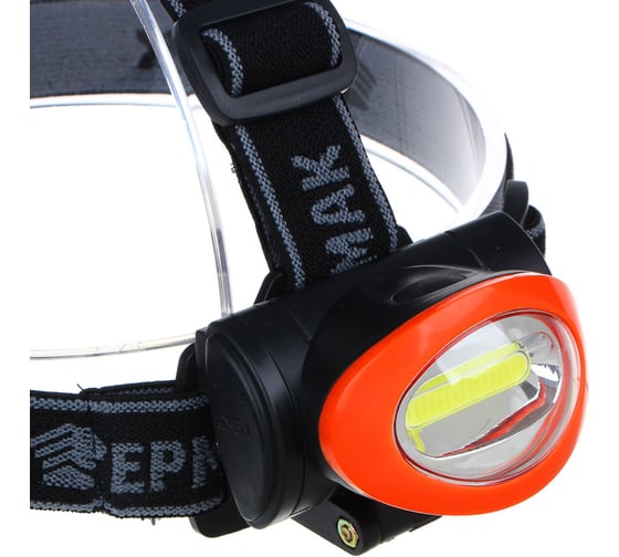 Фонарь ЕРМАК налобный 5 Вт COB LED, 3xAAA, 6,8х4 см 198-056
