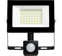 Уличный светодиодный прожектор Grisard Electric сдо 50 черный с датчиком движения ip54 6500k GRE-004-0016
