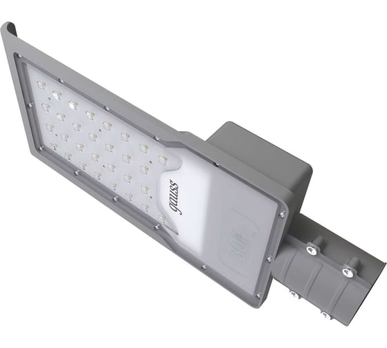 Уличный консольный светодиодный светильник Gauss IP65 30W 3000lm 4000K КСС "Ш" 629534230