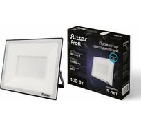 Светодиодный прожектор RITTER серия PROFI 230В 100 Вт 6500К 10000Лм IP65 черный 53410 9 23833953