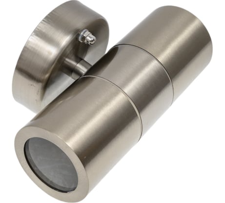Садовый светильник HOROZ ELECTRIC 075-008-0002 HL266 2x35W Матхром GU10 220-240V MANOLYA-2 HRZ00002482