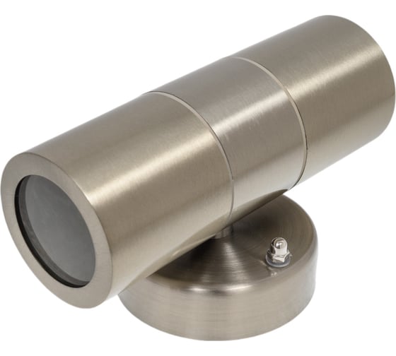 Садовый светильник HOROZ ELECTRIC 075-008-0002 HL266 2x35W Матхром GU10 220-240V MANOLYA-2 HRZ00002482