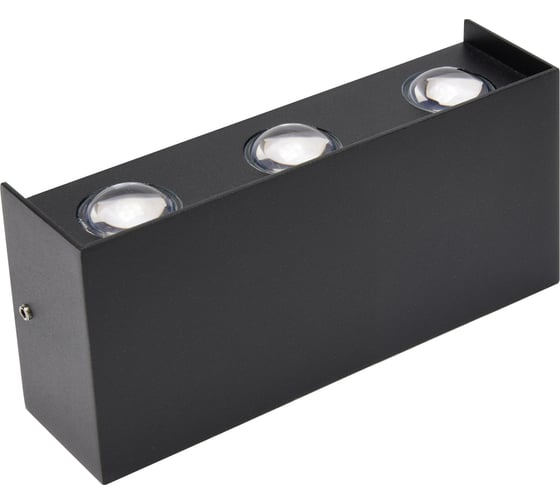 Садовый светодиодный светильник HOROZ ELECTRIC 076-039-0006 6W Черный 4200K 85-265V PROTON/S-6 КВАДРАТ HRZ33002988