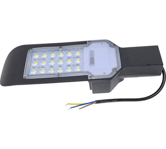 Уличный светодиодный фонарь HOROZ ELECTRIC 074-005-0020 20W черный 6400K 85-265V ORLANDO-20 HRZ00002741