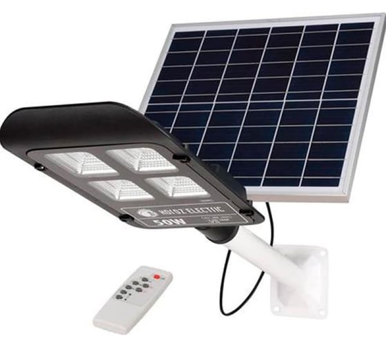 Уличный светильник с модулем солнечной батареи HOROZ ELECTRIC 074-006-0050 50W черный 6400К 3.2V LAGUNA-50 HRZ33002960