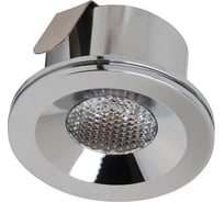 Светодиодный светильник направленного света HOROZ ELECTRIC 016-004-0003 HL666L 3W, матовый хром, 4200K, 220-240V, MIRANDA HRZ00002405