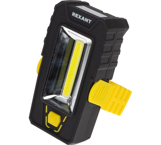 Светодиодный фонарь REXANT cob+led дальний и ближний свет, с подставкой, магнитом и крюком 75-7841 1