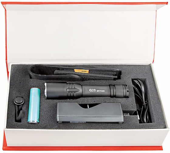 Фонарь ЯРКИЙ ЛУЧ G20 ver.2 Gryphon CREE XM-L T6 4606400613763
