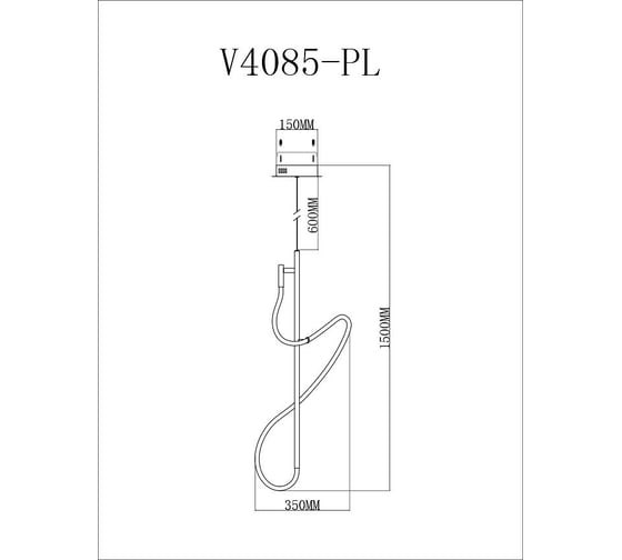 Подвесной светильник Moderli V4085-PL