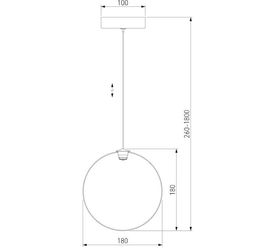 Подвесной светильник Eurosvet 50230/1 LED янтарный a058631