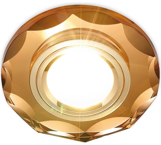 Встраиваемый светильник Ambrella Light Crystal Spot 800 BR 1