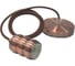 Декоративный патрон на подвесе HOROZ ELECTRIC GAUSS Красная медь, E27, 1M 021-009-0001 HRZ00002553 1