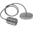 Декоративный патрон на подвесе HOROZ ELECTRIC GAUSS Хром, E27, 1M 021-009-0001 HRZ00002555 1