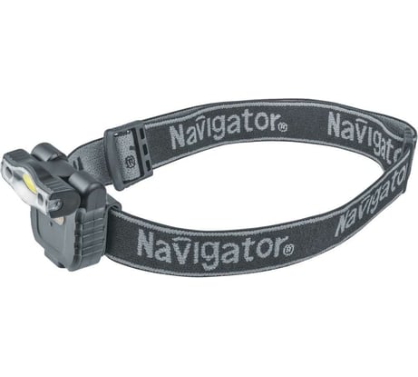 Налобный фонарь Navigator 93 190 npt-h27-accu 1cob led 3вт 1реж. li-pol 0,5ач 93190