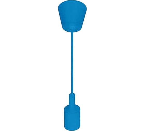 Декоративный патрон на подвесе HOROZ ELECTRIC VOLTA Синий, E27, 1M 021-001-0001 HRZ00002434 1