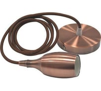 Декоративный патрон на подвесе HOROZ ELECTRIC WEBER Красная медь, E27, 1M 021-008-0001 HRZ00002549