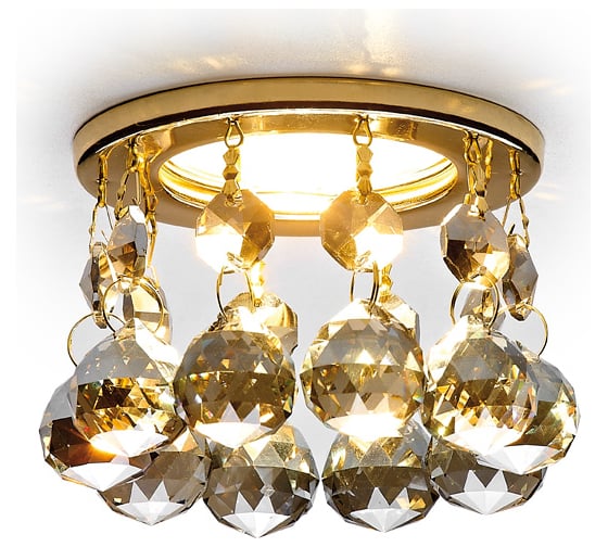 Встраиваемый светильник Ambrella Light Crystal Spot K2051C KF/G 1