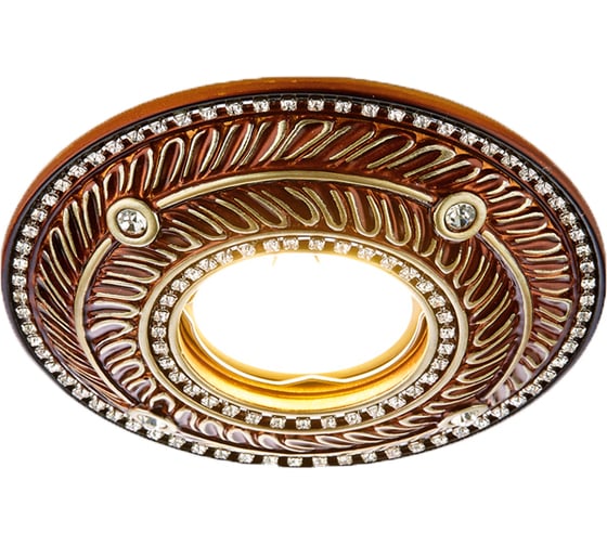 Встраиваемый светильник Ambrella Light Organic Spot D4468 BR 1