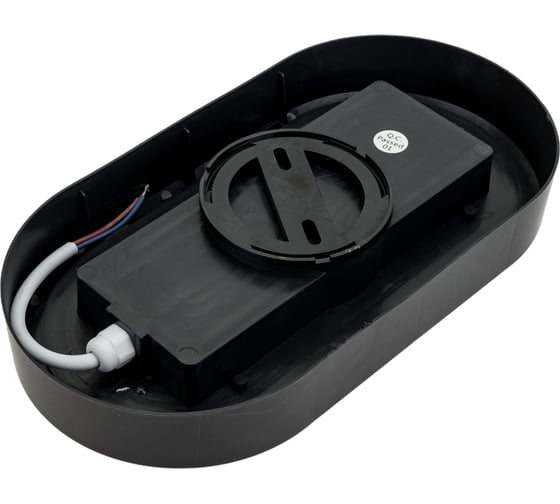 Герметичный светильник Akfa Lighting black 24w 4000k oval HLPN000085