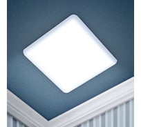 Встраиваемый светодиодный светильник ЭРА LED 12-24-4K квадратный, регулируемый, 24Вт, 4000K Б0054328