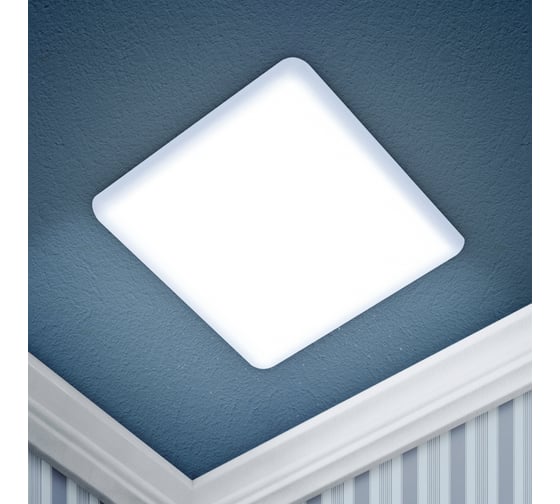 Встраиваемый светодиодный светильник ЭРА LED 12-24-6K квадратный, регулируемый, 24Вт, 6500K Б0054329 1